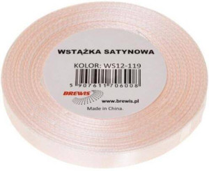Wstążka satynowa szampańska 6mm x 32m