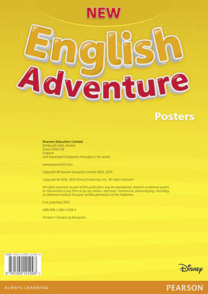 New English Adventure 1. Plakaty do podręcznika wieloletniego