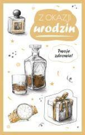 Kartka okolicznościowa. Urodziny. PS05
