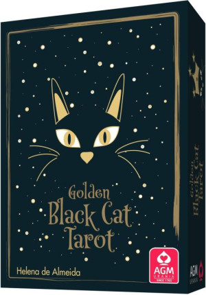 Karty tarot Golden Black Cat Cartamundi