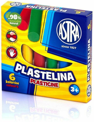 Plastelina 6 kolorów