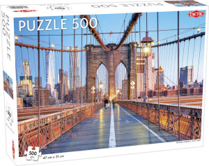 Tactic. Puzzle 500. Around the World, Brooklyn Bridge New York