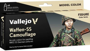 Vallejo: 70.180 - Model Color - Figure - Waffen-SS Camouflage (8 x 18 ml)