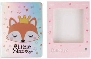 Notes holograficzny lisek 19x13,5cm