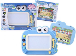 Tablet dwustronny z tablicą do rysowania