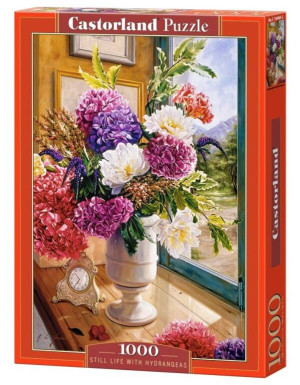 Puzzle 1000. Still life with hydrangeas