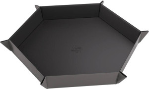 Gamegenic: Magnetic Dice Tray - Hexagonal - Black/Gray