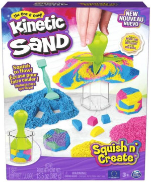 Kinetic Sand. Zgniataj i twórz
