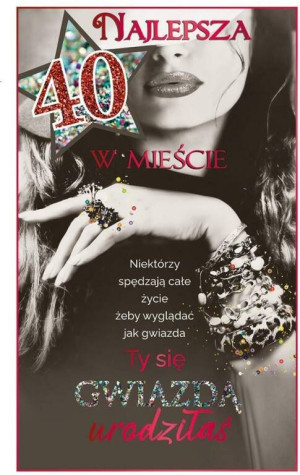 Kartka okolicznościowa: Urodziny 40