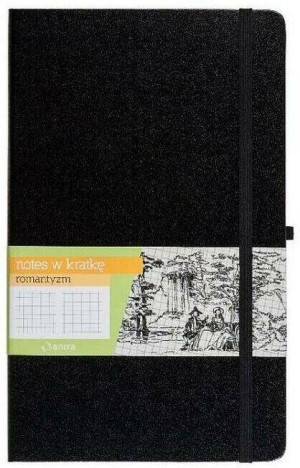 Notes A6 Kratka Romantyzm Czarny ANTRA