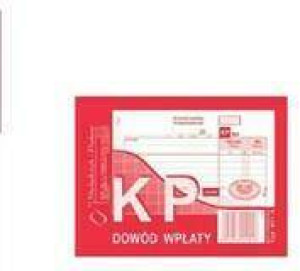 KP dowód wpłaty. Druk 401-5