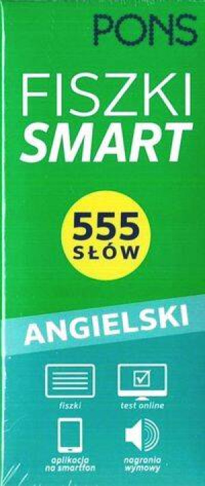 Fiszki Smart. 555 słów. Angielski