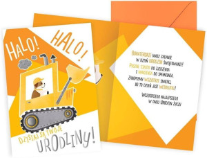 Kukartka. Karnet. Urodziny