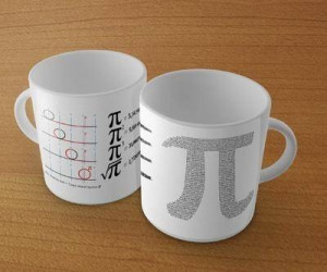 Kubek. Matematyka. Literka Pi