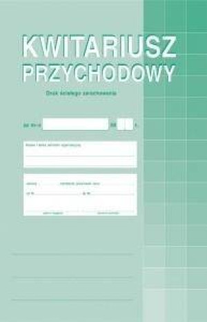 Kwitariusz przychodowy 400-1