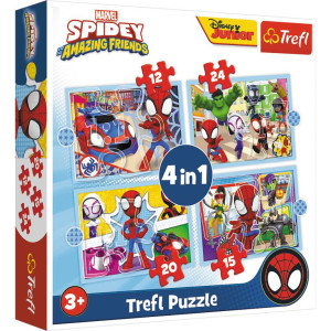 Ekipa Spidey'a . Puzzle 4w1