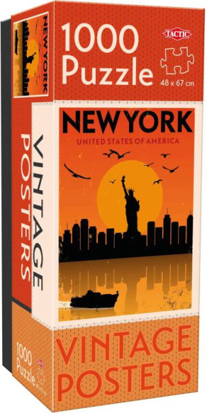 Puzzle 1000 Vintage Cities New York