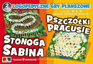 Logopedyczne gry planszowe. Stonoga Sabina/ Pszczółki Pracusie
