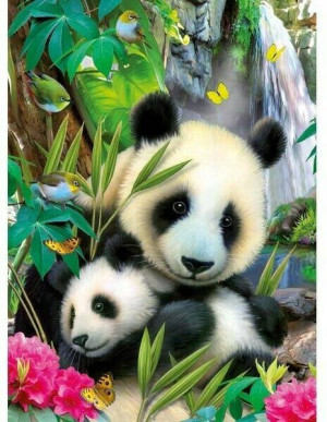 Puzzle 300. Kochana panda 130658