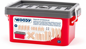 Zestaw torów w pudełku, 20 szt. 92108 Woody