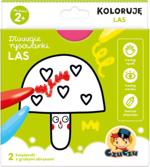 CzuCzu. Koloruję Las. Dłuuugie kolorowanki