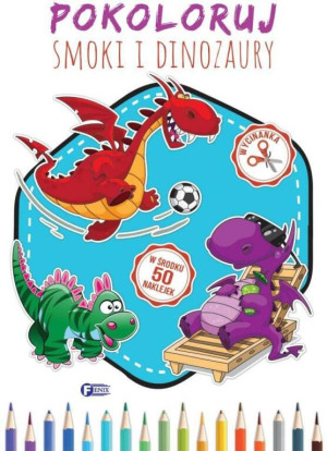 Smoki i Dinozaury. Pokoloruj