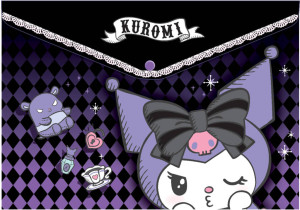 Koperta na dokumenty A4 PP Kuromi wzór 2