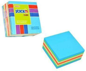 Notes kostka niebieska - mix neon i pastel.