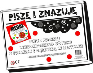 Piszę i zmazuję. Super zestaw dużych plansz...