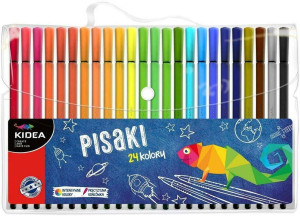 Pisaki w etui. 24 kolory