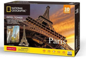 Puzzle 3D Paryż National Geographic