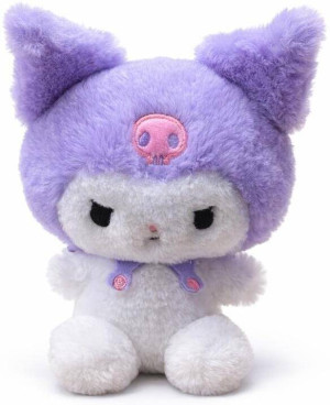 Hello Kitty Fluffy Kuromi Fioletowa 18cm