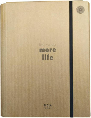 Teczka A4 skrzydłowa z gumką Eco Friendly MIX
