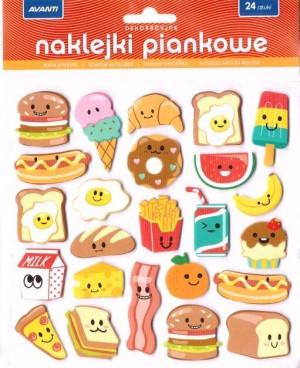Naklejki dekoracyjne, piankowe