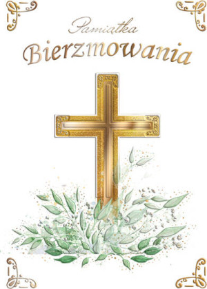 Karnet A5 Bierzmowanie - Krzyż
