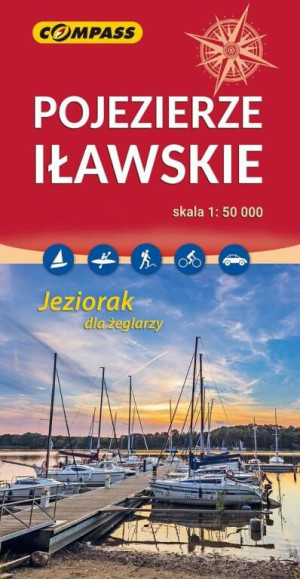Mapa turystyczna - Pojezierze Iławskie