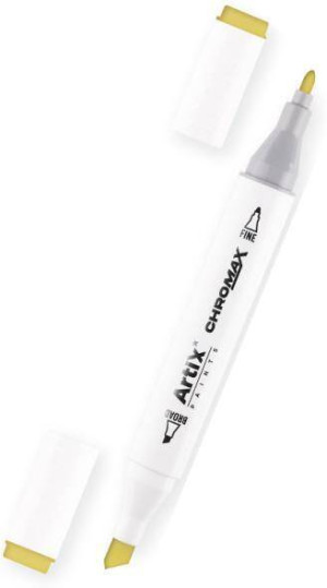 Marker Chromax z 2 końcówk. yellow 45 (6szt)