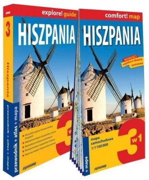 Explore!guide Hiszpania 3w1: przewodnik + atlas