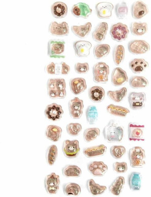 Naklejki candy drops tawny 48szt