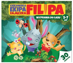 Ciekawska ekipa zajączka Filipa 5-7 lat