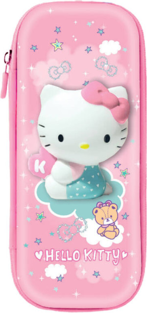 Piórnik Hello Kitty Evasquishy 3D wzór 1 Pink