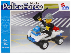 Klocki konstrukcyjne. Policja