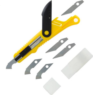 Vallejo: T06012 - Tools - Plastic Cutter Scriber +5 Blades