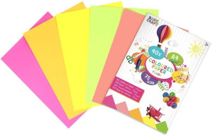 Papier kolorowy fluorescencyjny A4/40K