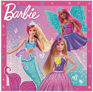 Serwetki papierowe Barbie Fantasy 33x33cm