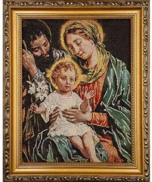 Obraz Haftowany Św. Rodzina 22x27,5cm