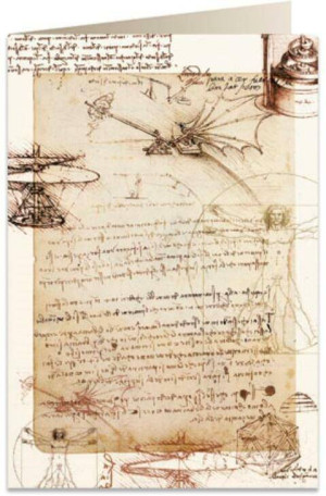 Karnet B6 + koperta. Leonardo Rysunki. 5716