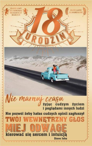 Kartka okolicznościowa. Urodziny 18. U67
