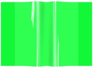 Okładka zeszytowa A5 PVC neon zielony (10szt)