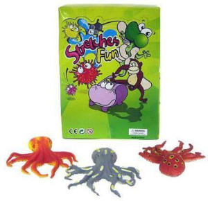 Ośmiornica z groszkiem 18cm cena za 1 szt / gniotek p36 mix